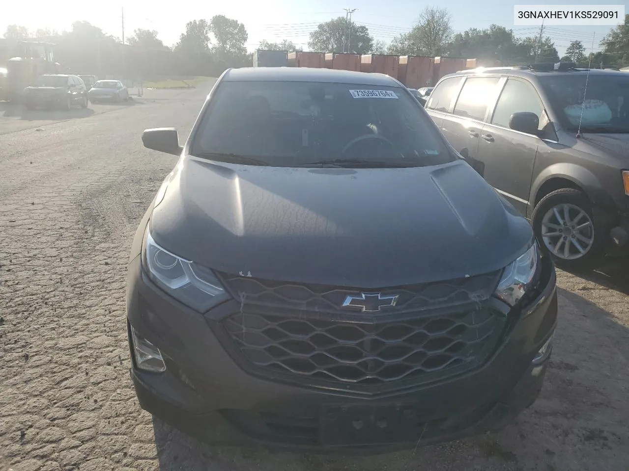 2019 Chevrolet Equinox Ls VIN: 3GNAXHEV1KS529091 Lot: 73596764