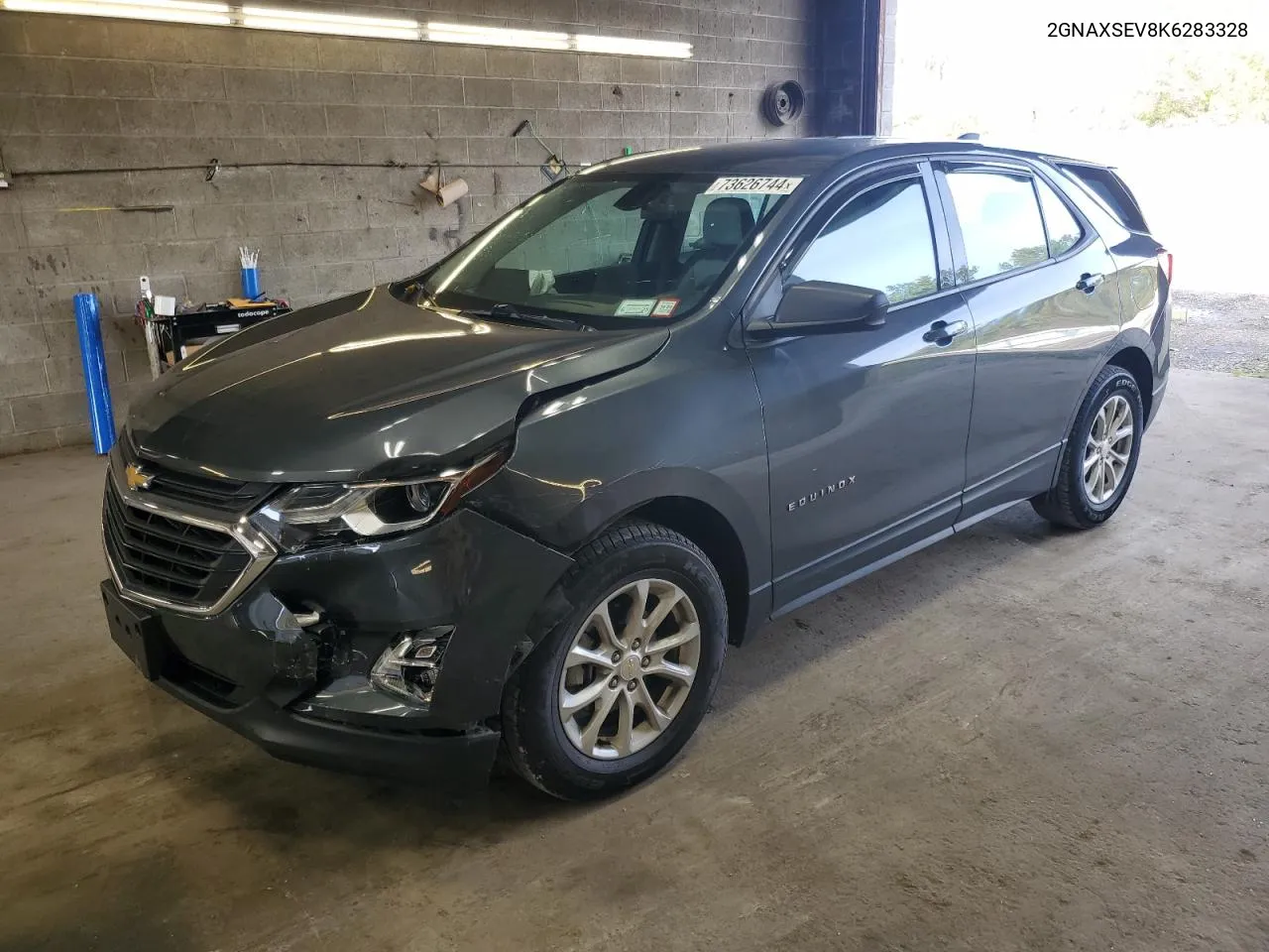 2019 Chevrolet Equinox Ls VIN: 2GNAXSEV8K6283328 Lot: 73626744