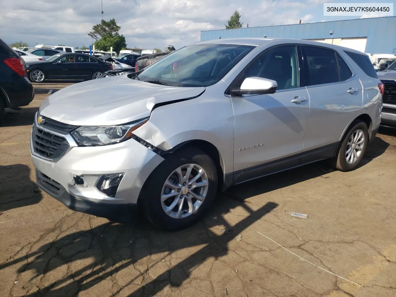 2019 Chevrolet Equinox Lt VIN: 3GNAXJEV7KS604450 Lot: 73665784