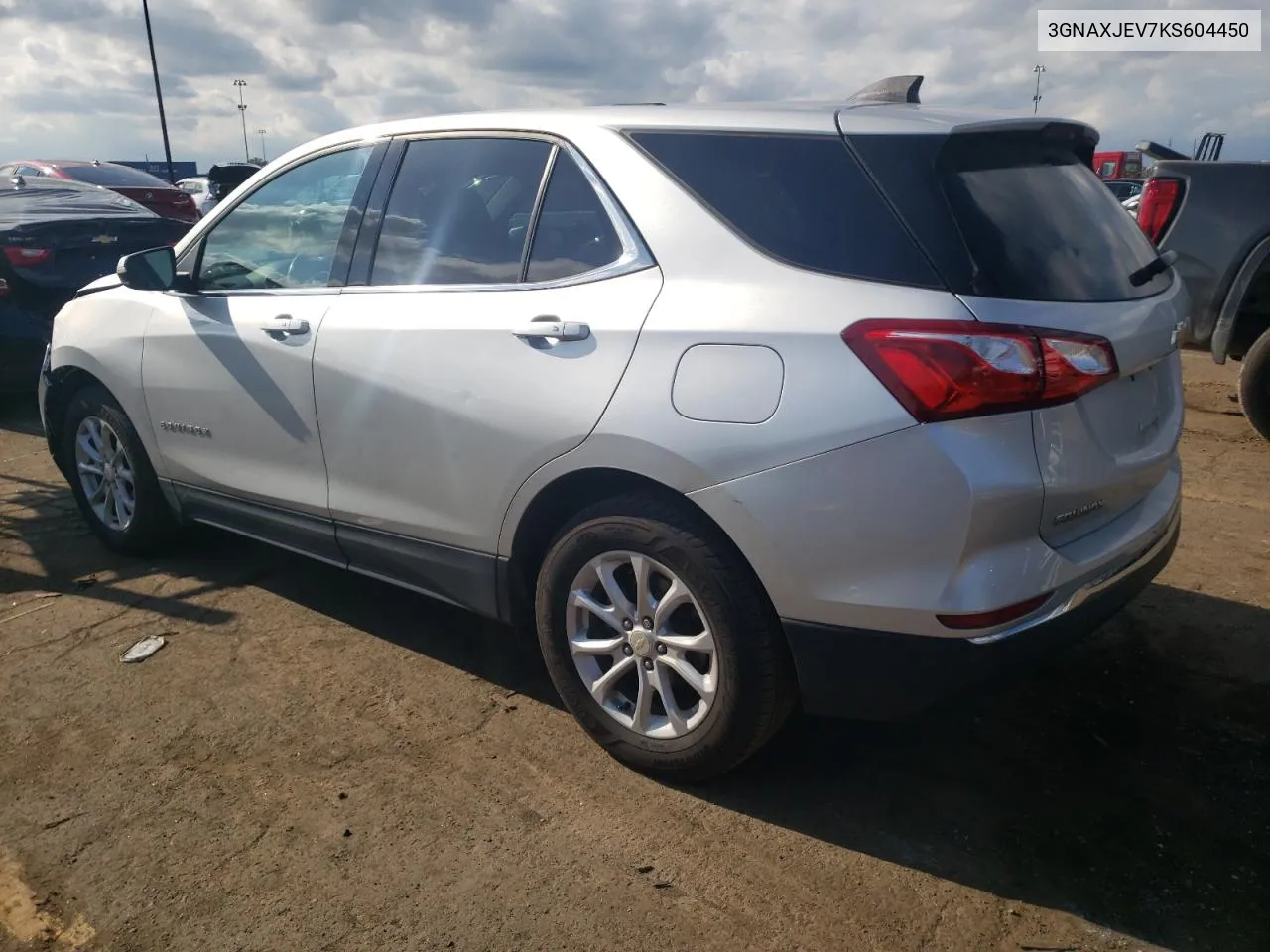 2019 Chevrolet Equinox Lt VIN: 3GNAXJEV7KS604450 Lot: 73665784