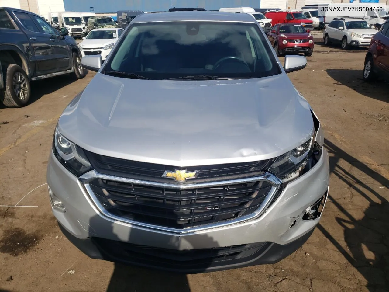 2019 Chevrolet Equinox Lt VIN: 3GNAXJEV7KS604450 Lot: 73665784