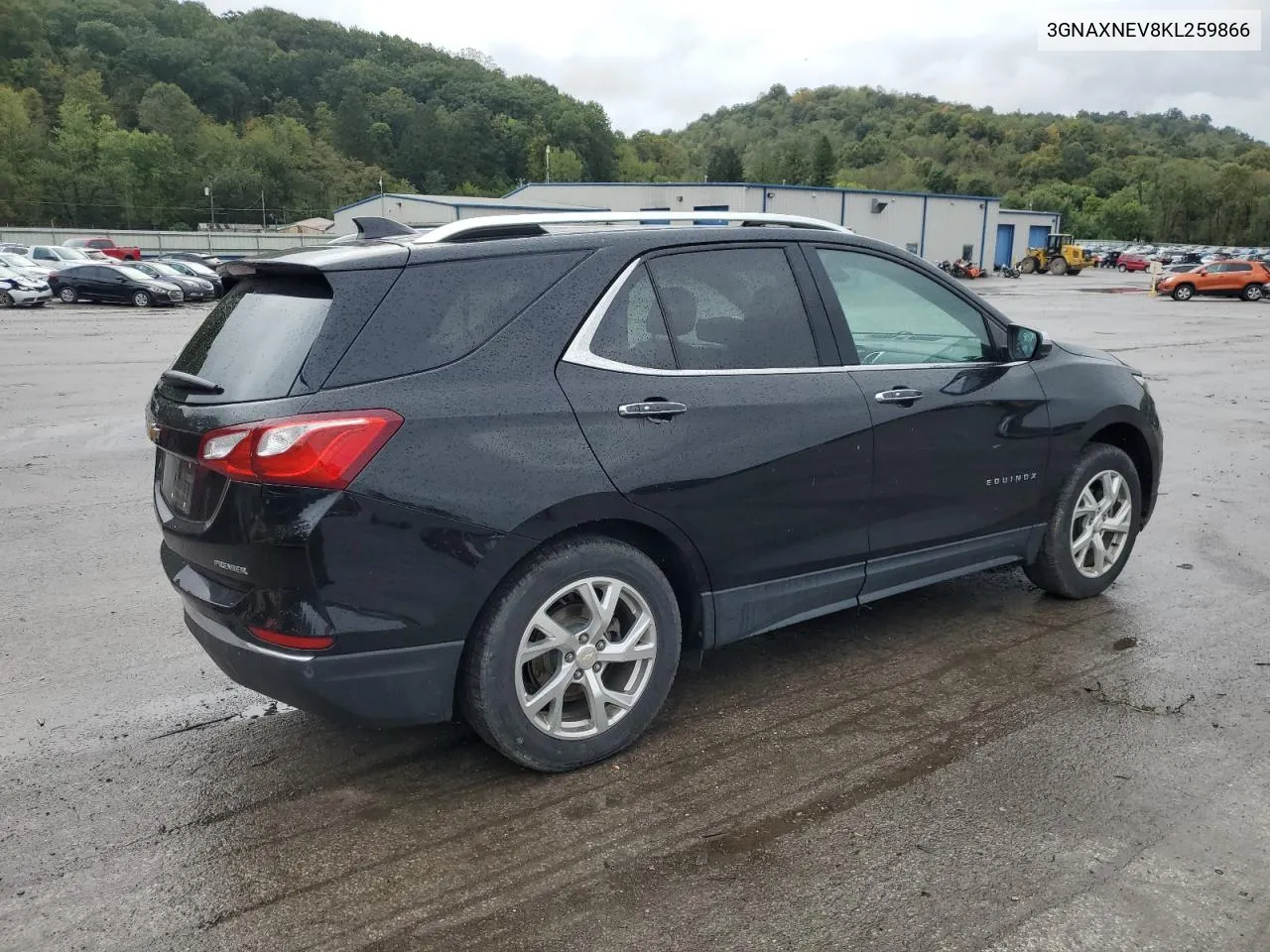 2019 Chevrolet Equinox Premier VIN: 3GNAXNEV8KL259866 Lot: 73694574