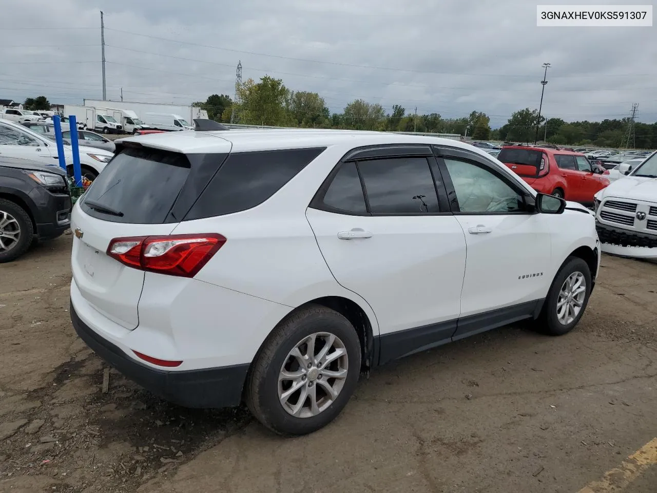 2019 Chevrolet Equinox Ls VIN: 3GNAXHEV0KS591307 Lot: 73729594