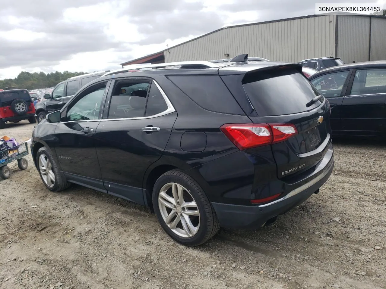 2019 Chevrolet Equinox Premier VIN: 3GNAXPEX8KL364453 Lot: 73745194