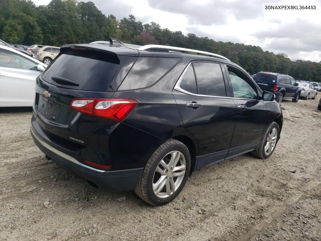 2019 Chevrolet Equinox Premier VIN: 3GNAXPEX8KL364453 Lot: 73745194