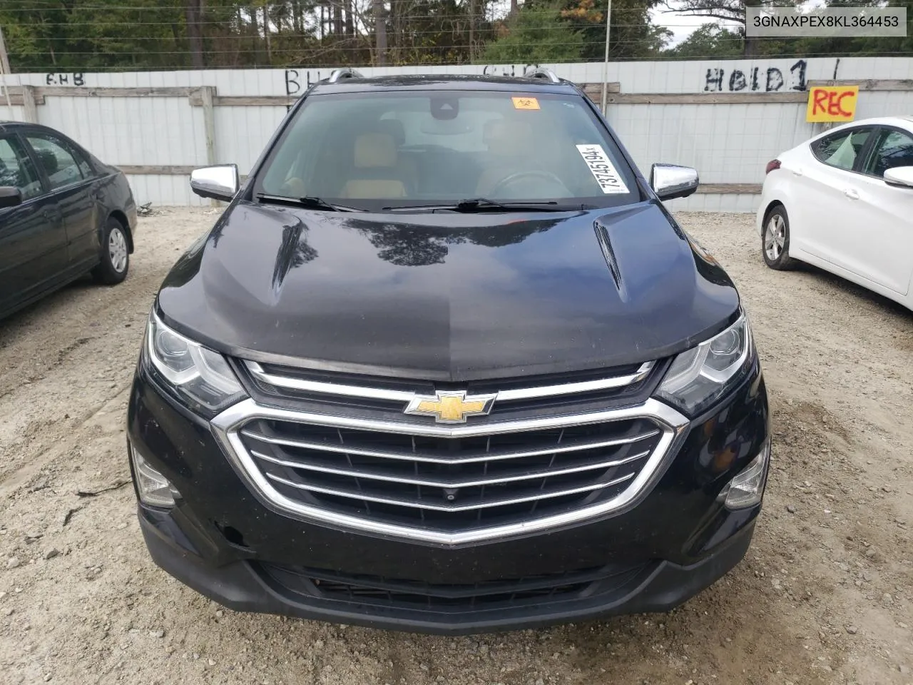 2019 Chevrolet Equinox Premier VIN: 3GNAXPEX8KL364453 Lot: 73745194