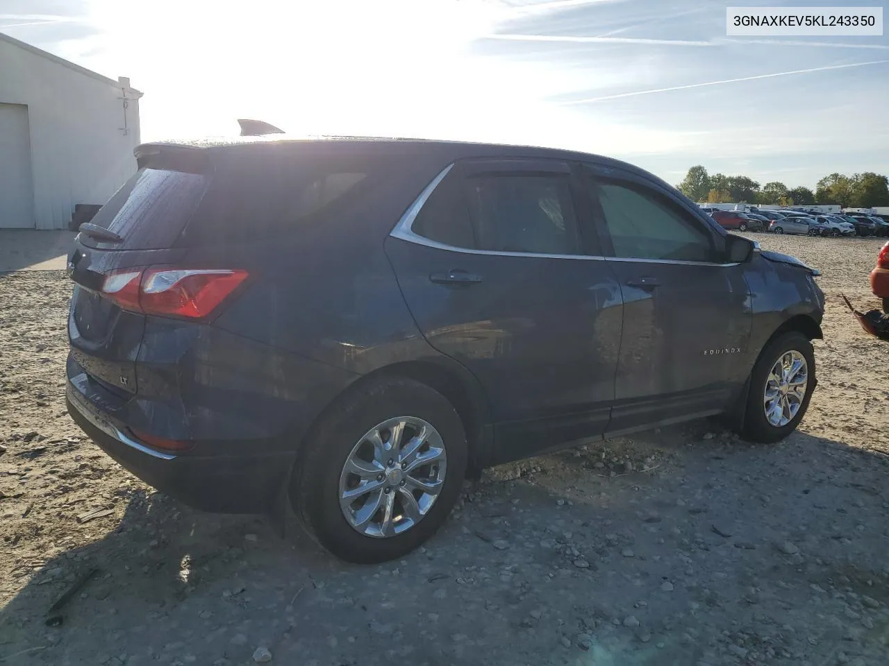 2019 Chevrolet Equinox Lt VIN: 3GNAXKEV5KL243350 Lot: 73791254