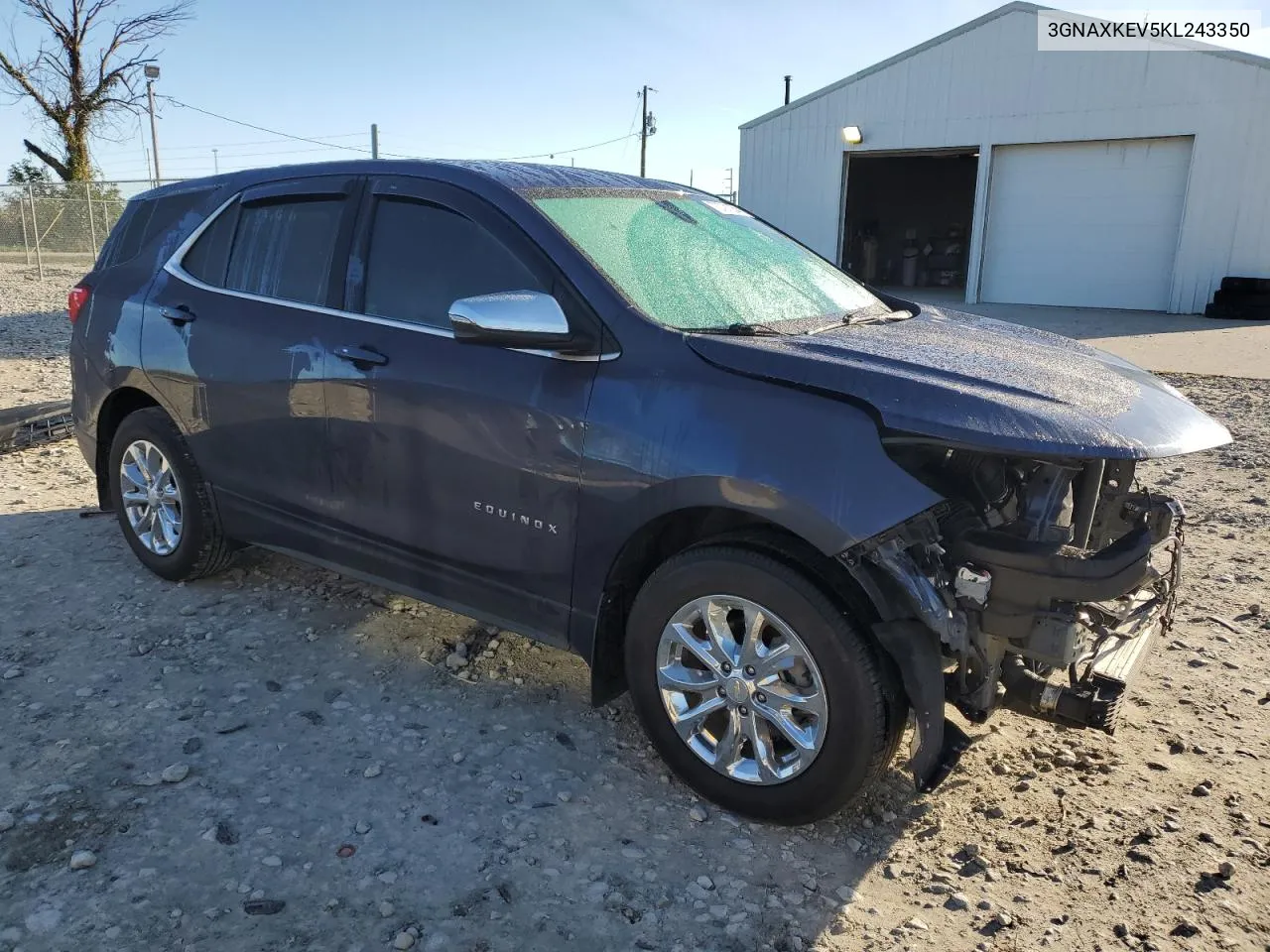 2019 Chevrolet Equinox Lt VIN: 3GNAXKEV5KL243350 Lot: 73791254