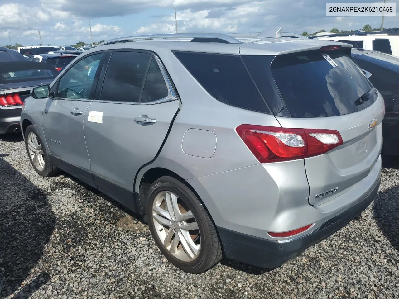 2019 Chevrolet Equinox Premier VIN: 2GNAXPEX2K6210468 Lot: 73843204