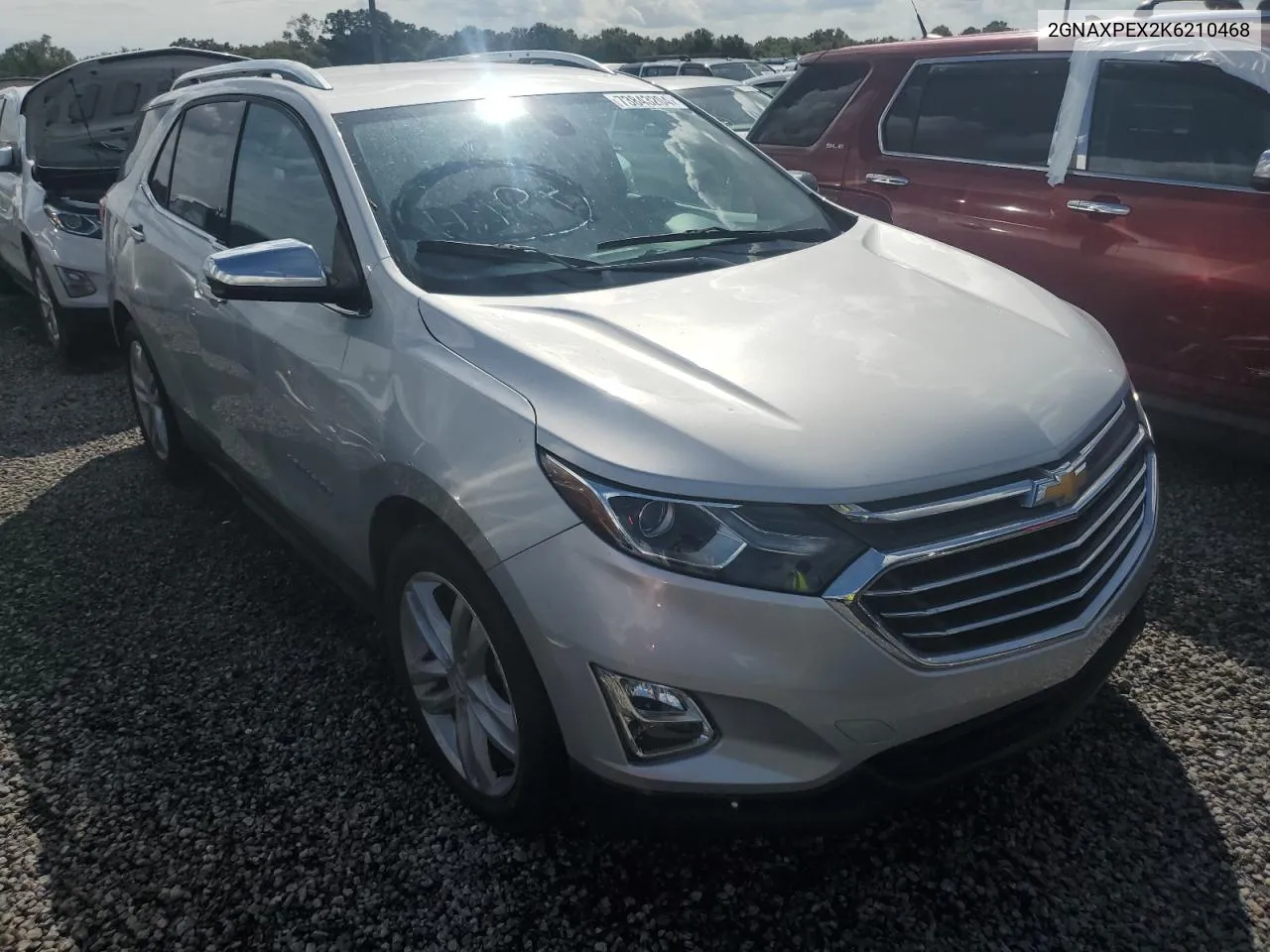 2019 Chevrolet Equinox Premier VIN: 2GNAXPEX2K6210468 Lot: 73843204