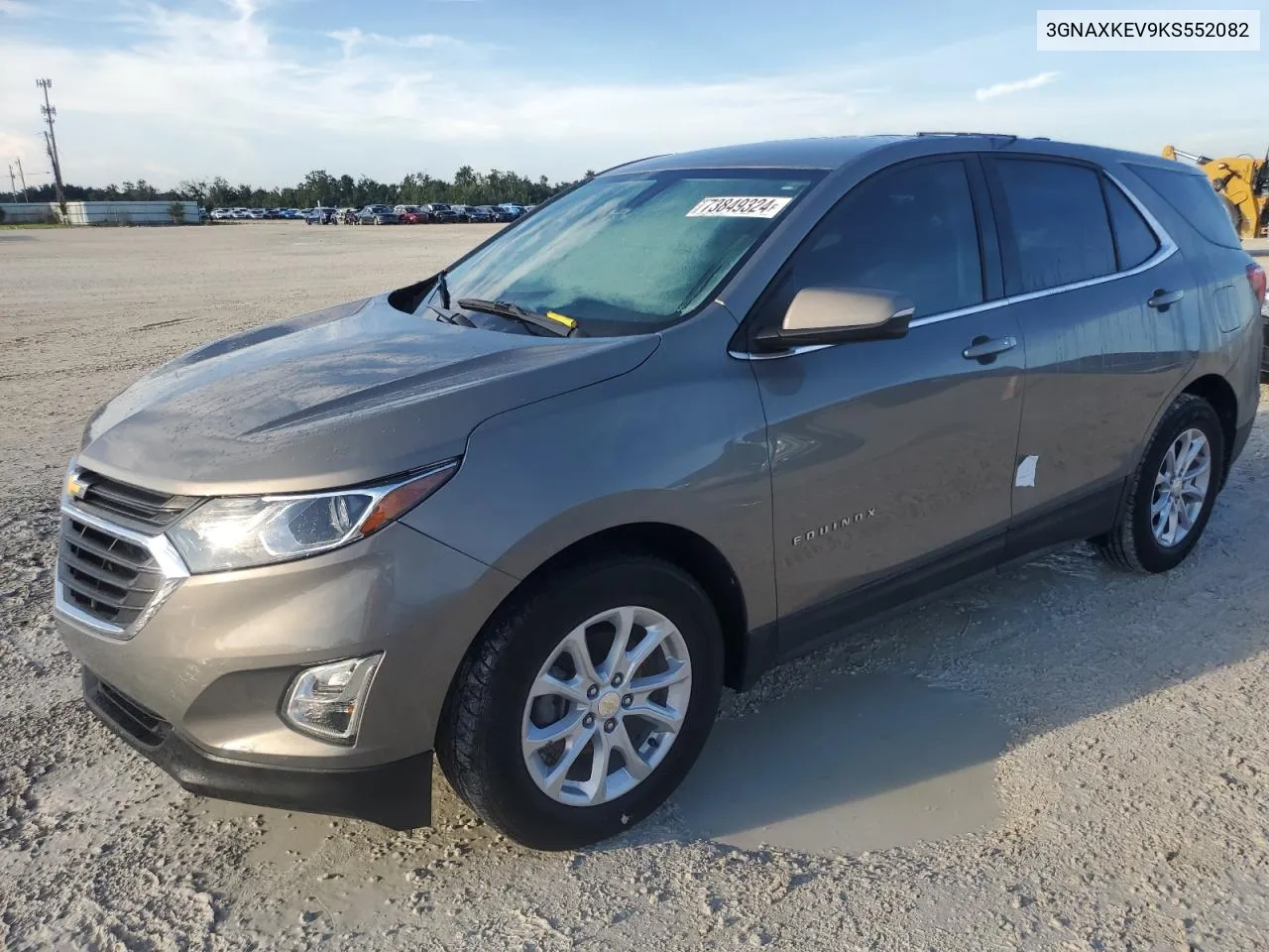 2019 Chevrolet Equinox Lt VIN: 3GNAXKEV9KS552082 Lot: 73849324