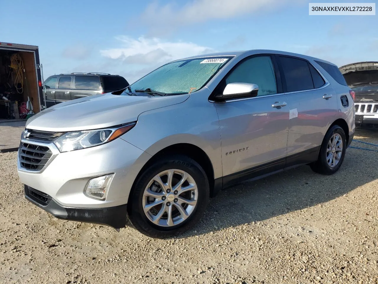 2019 Chevrolet Equinox Lt VIN: 3GNAXKEVXKL272228 Lot: 73868074