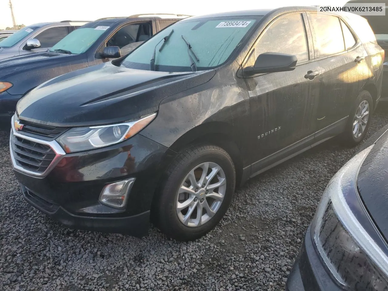 2019 Chevrolet Equinox Ls VIN: 2GNAXHEV0K6213485 Lot: 73893474