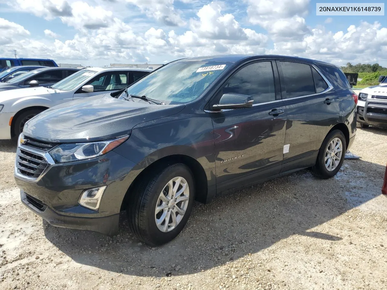 2019 Chevrolet Equinox Lt VIN: 2GNAXKEV1K6148739 Lot: 73918734