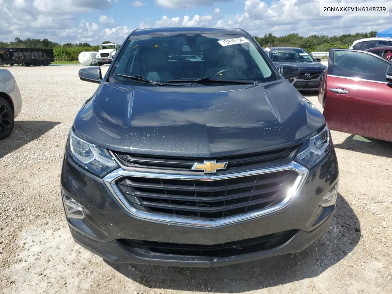 2019 Chevrolet Equinox Lt VIN: 2GNAXKEV1K6148739 Lot: 73918734