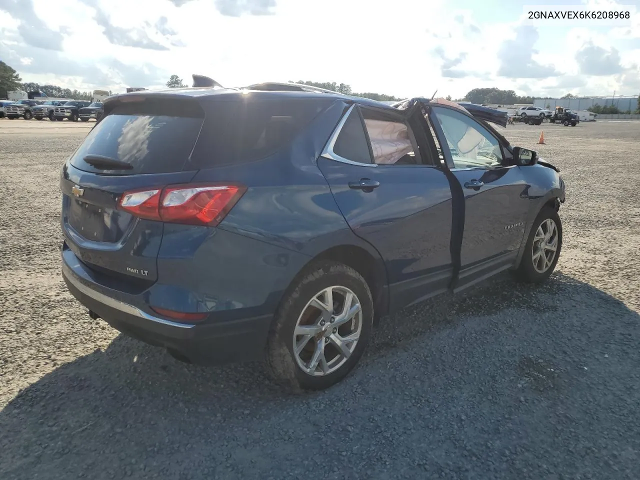 2019 Chevrolet Equinox Lt VIN: 2GNAXVEX6K6208968 Lot: 73923274