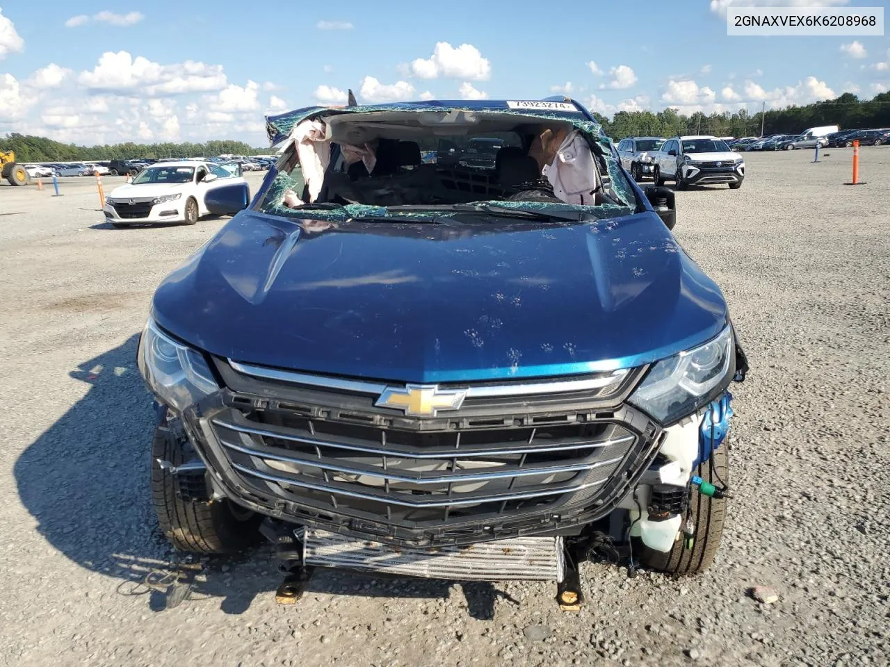 2019 Chevrolet Equinox Lt VIN: 2GNAXVEX6K6208968 Lot: 73923274