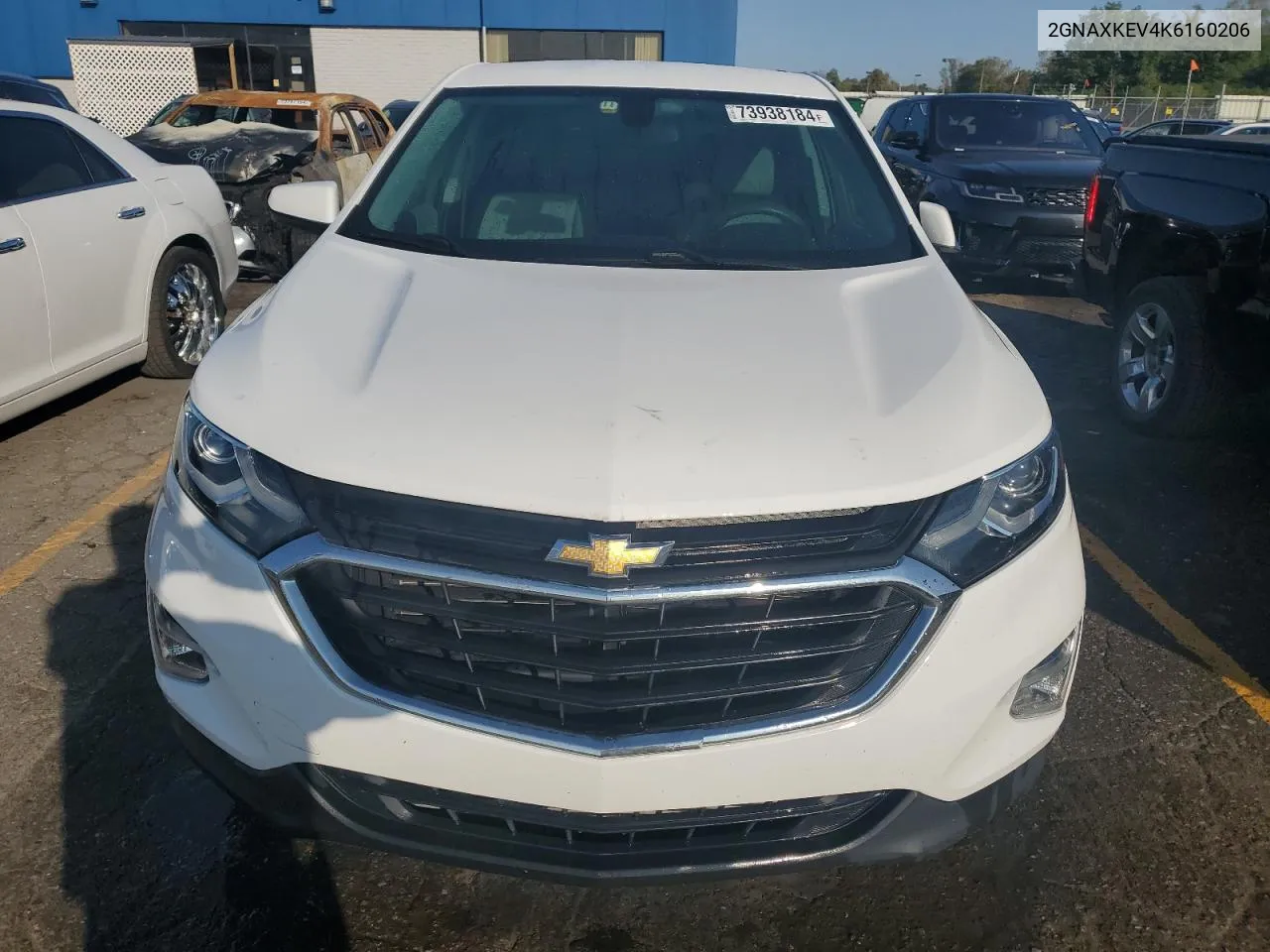 2019 Chevrolet Equinox Lt VIN: 2GNAXKEV4K6160206 Lot: 73938184