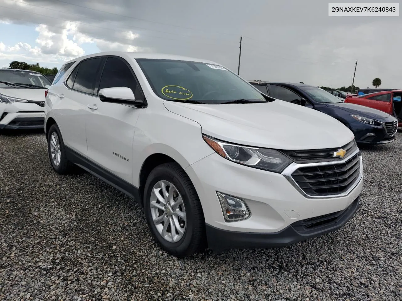 2019 Chevrolet Equinox Lt VIN: 2GNAXKEV7K6240843 Lot: 73950034