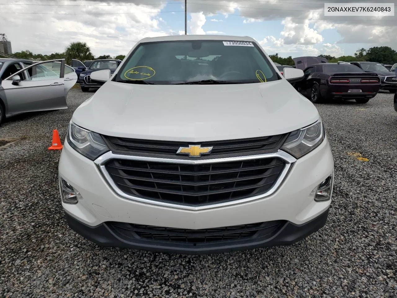 2019 Chevrolet Equinox Lt VIN: 2GNAXKEV7K6240843 Lot: 73950034