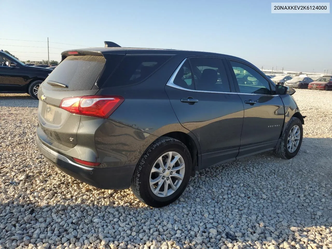 2019 Chevrolet Equinox Lt VIN: 2GNAXKEV2K6124000 Lot: 73971594