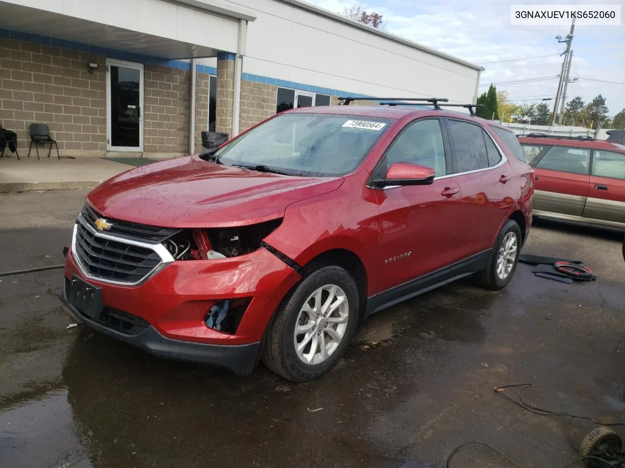 2019 Chevrolet Equinox Lt VIN: 3GNAXUEV1KS652060 Lot: 73990564