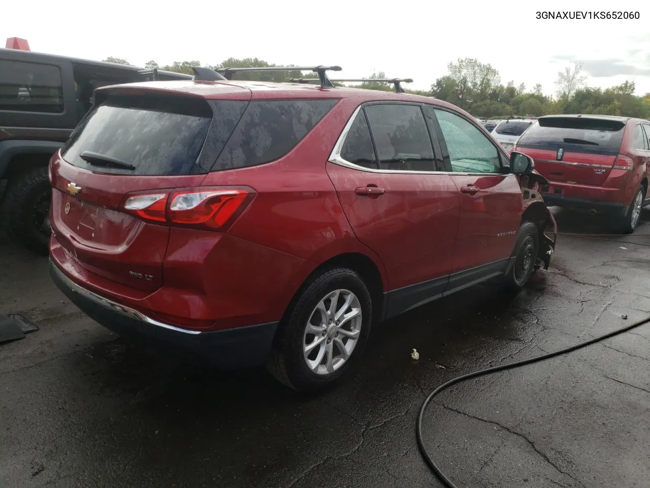 2019 Chevrolet Equinox Lt VIN: 3GNAXUEV1KS652060 Lot: 73990564