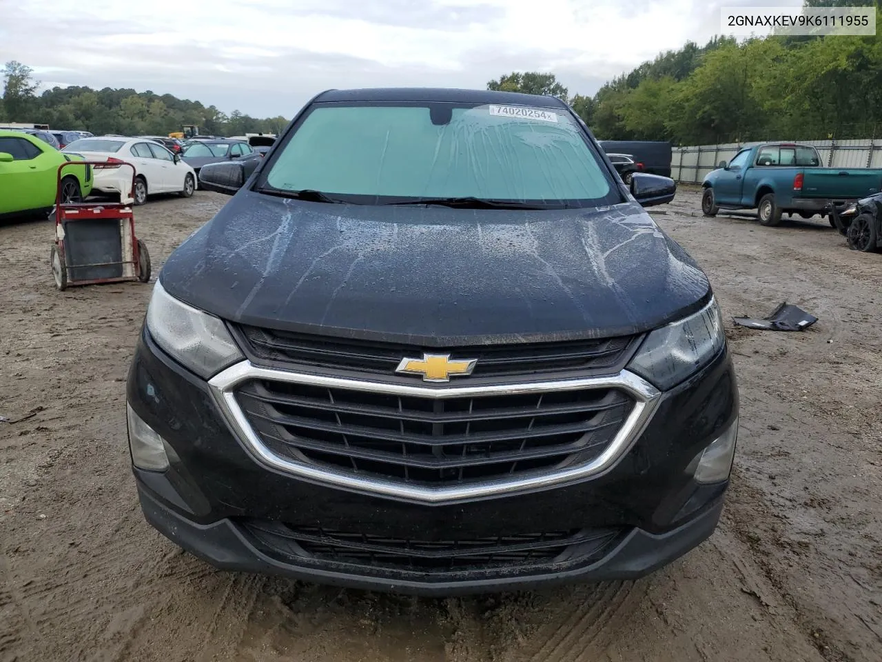 2019 Chevrolet Equinox Lt VIN: 2GNAXKEV9K6111955 Lot: 74020254