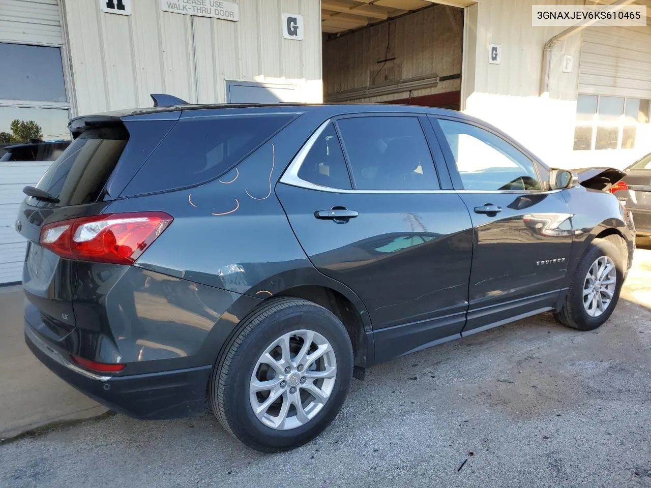 2019 Chevrolet Equinox Lt VIN: 3GNAXJEV6KS610465 Lot: 74033494