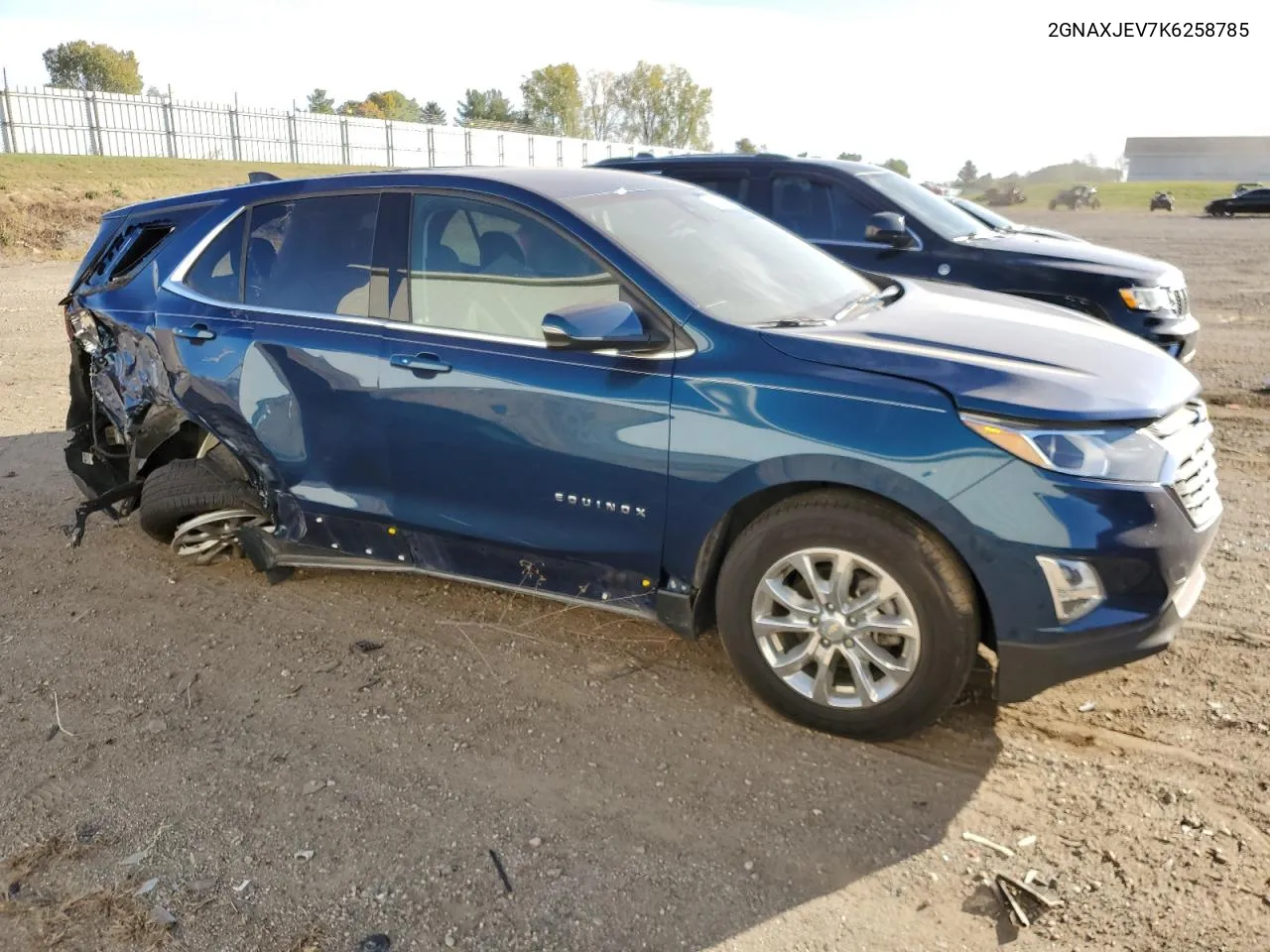 2019 Chevrolet Equinox Lt VIN: 2GNAXJEV7K6258785 Lot: 74036314