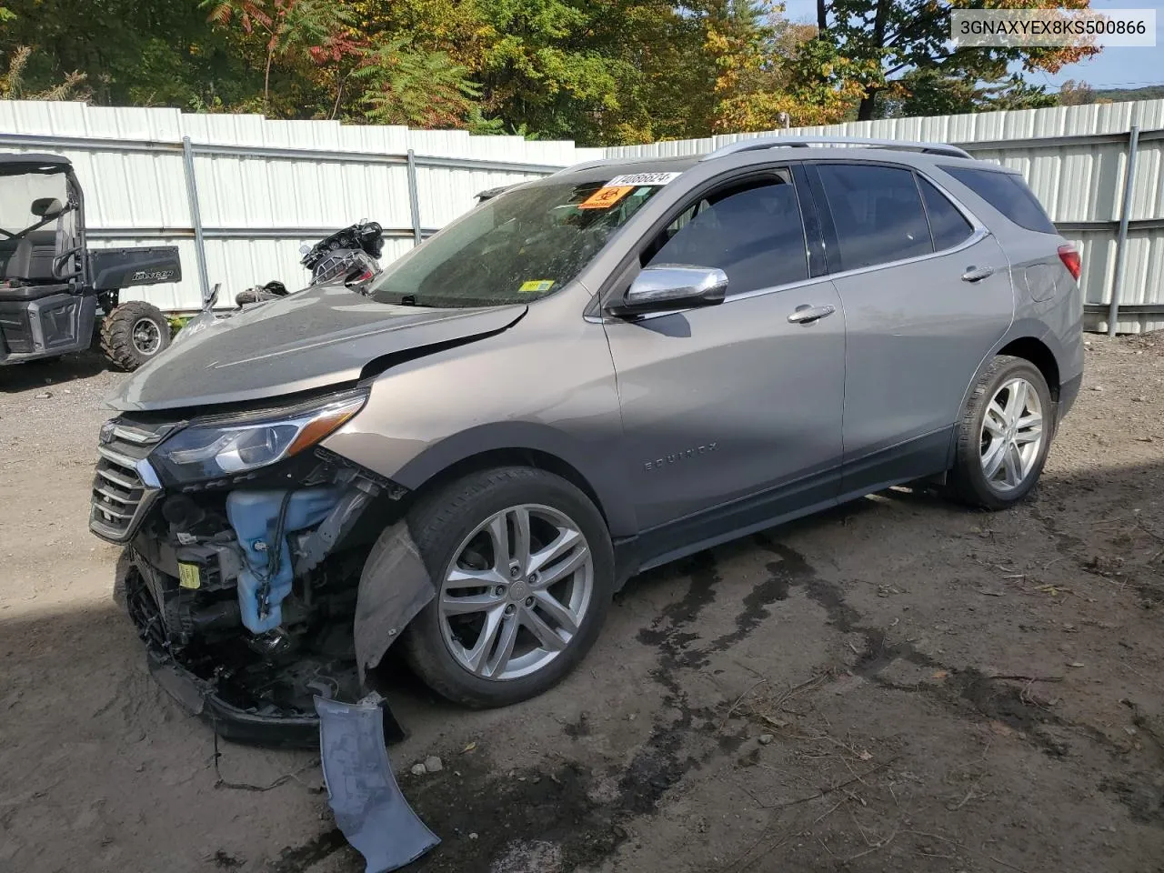 2019 Chevrolet Equinox Premier VIN: 3GNAXYEX8KS500866 Lot: 74086624