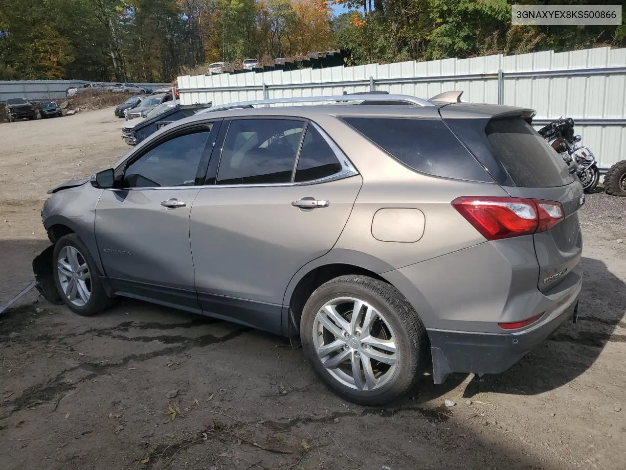 2019 Chevrolet Equinox Premier VIN: 3GNAXYEX8KS500866 Lot: 74086624