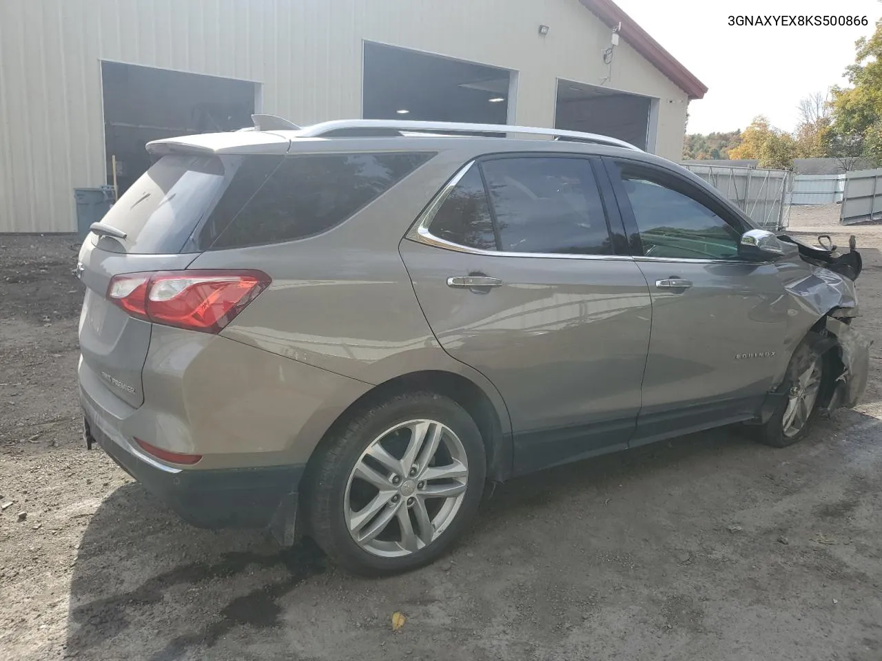 2019 Chevrolet Equinox Premier VIN: 3GNAXYEX8KS500866 Lot: 74086624