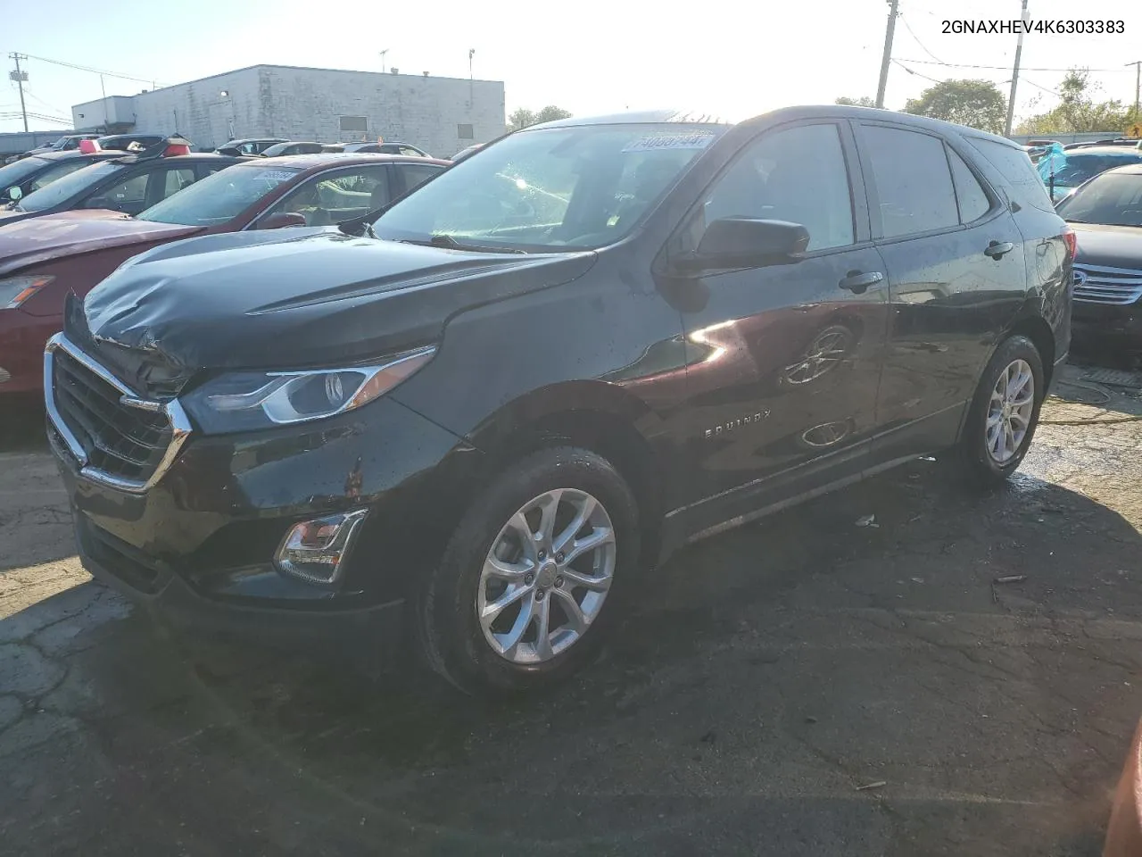 2019 Chevrolet Equinox Ls VIN: 2GNAXHEV4K6303383 Lot: 74088744