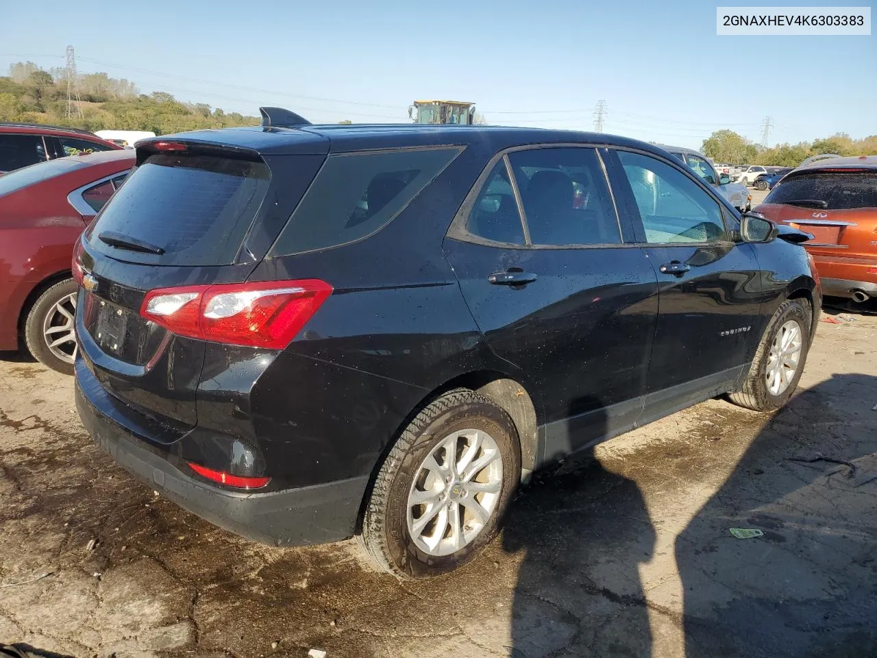 2019 Chevrolet Equinox Ls VIN: 2GNAXHEV4K6303383 Lot: 74088744