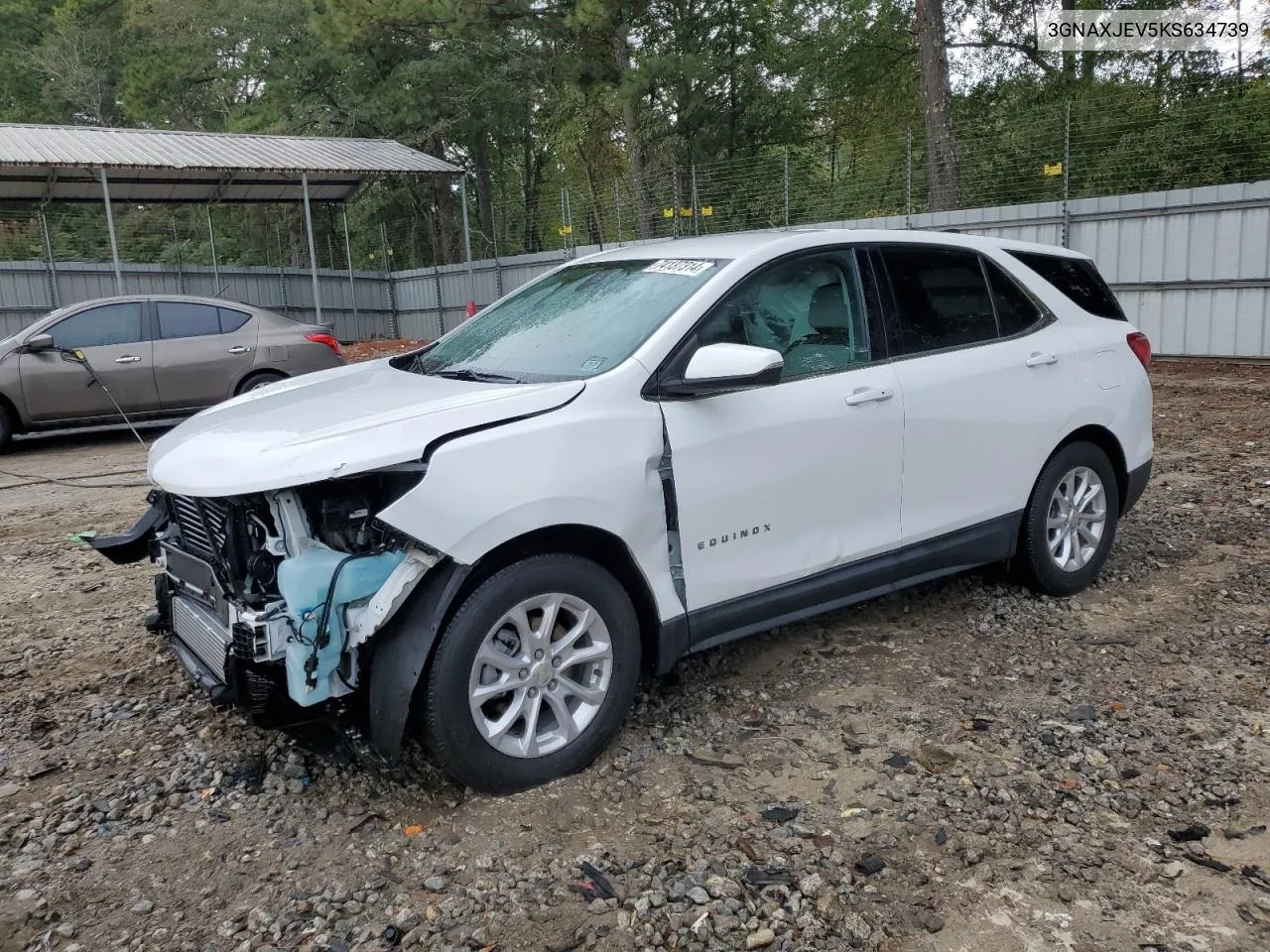 2019 Chevrolet Equinox Lt VIN: 3GNAXJEV5KS634739 Lot: 74137314