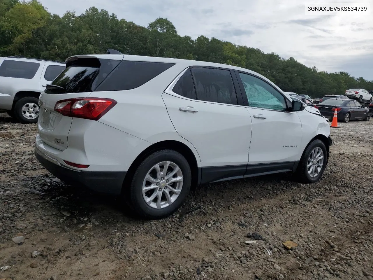 2019 Chevrolet Equinox Lt VIN: 3GNAXJEV5KS634739 Lot: 74137314