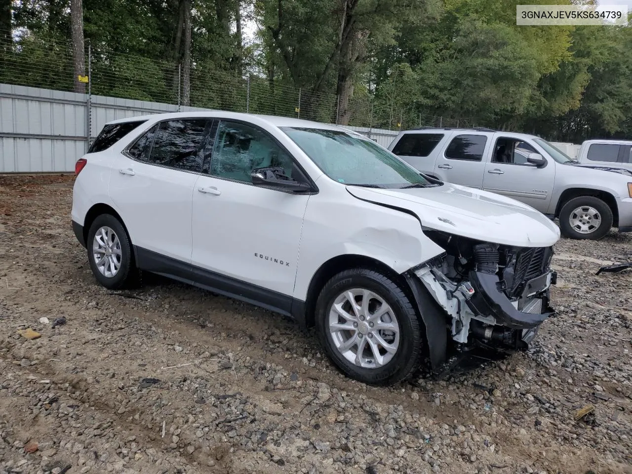 2019 Chevrolet Equinox Lt VIN: 3GNAXJEV5KS634739 Lot: 74137314