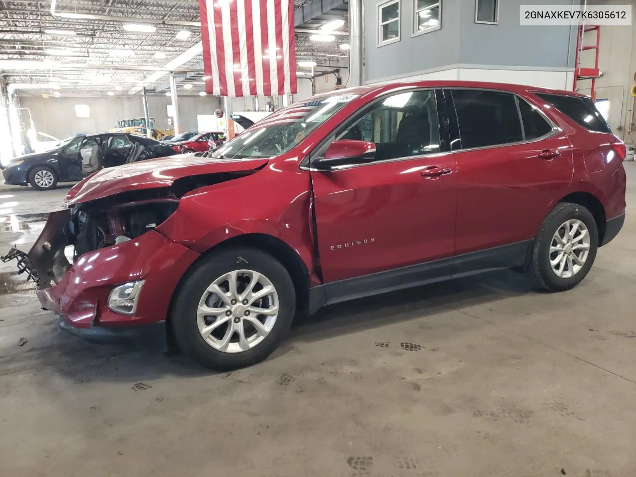 2019 Chevrolet Equinox Lt VIN: 2GNAXKEV7K6305612 Lot: 74140064