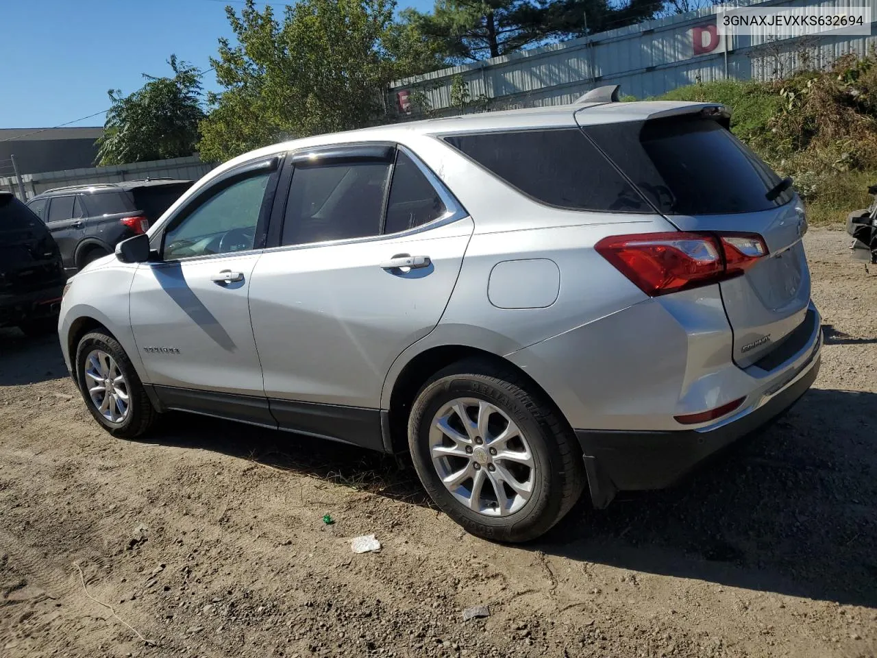 2019 Chevrolet Equinox Lt VIN: 3GNAXJEVXKS632694 Lot: 74176134