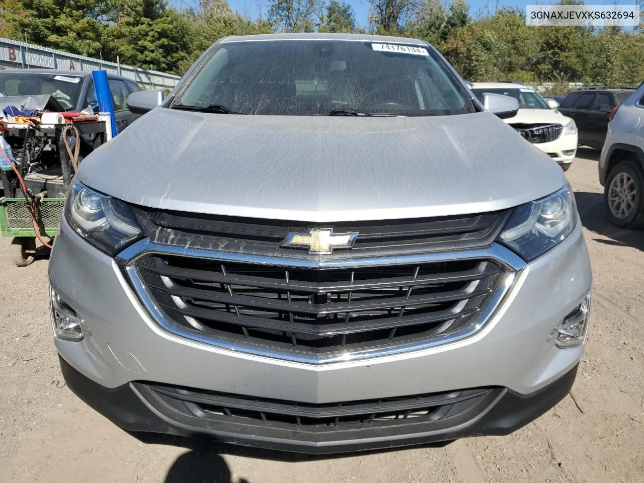 2019 Chevrolet Equinox Lt VIN: 3GNAXJEVXKS632694 Lot: 74176134