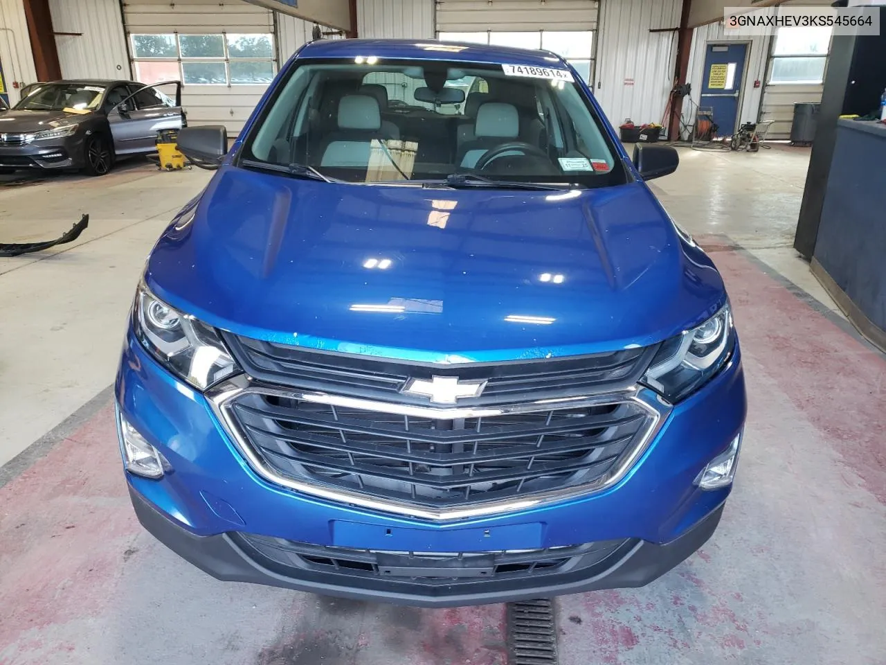 2019 Chevrolet Equinox Ls VIN: 3GNAXHEV3KS545664 Lot: 74189614