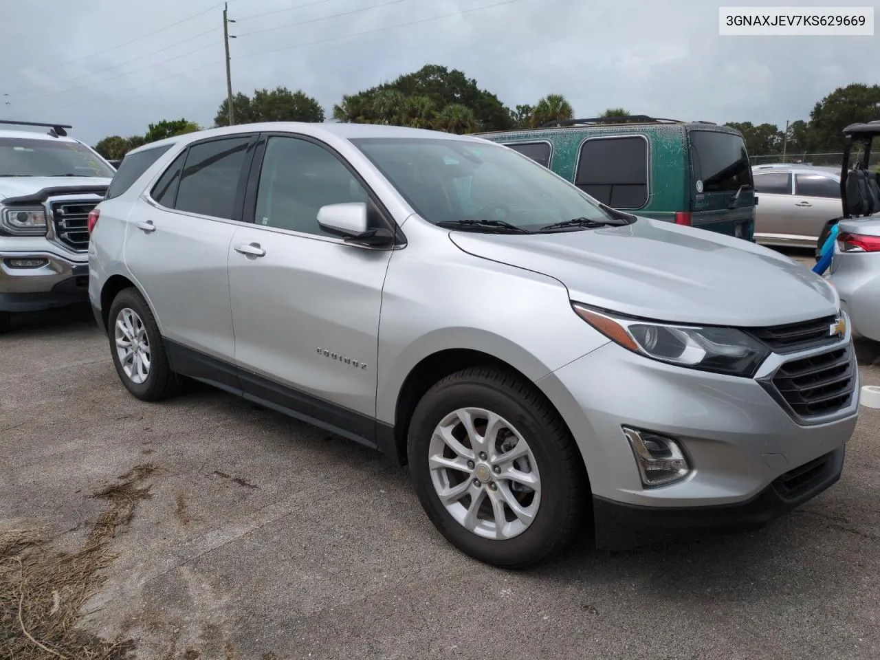 2019 Chevrolet Equinox Lt VIN: 3GNAXJEV7KS629669 Lot: 74286564