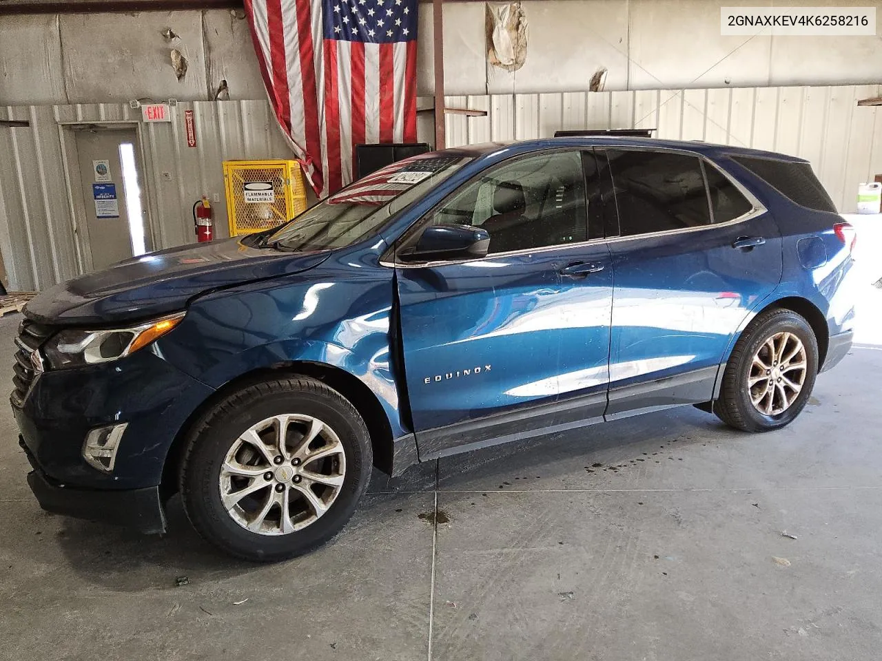 2019 Chevrolet Equinox Lt VIN: 2GNAXKEV4K6258216 Lot: 74294604