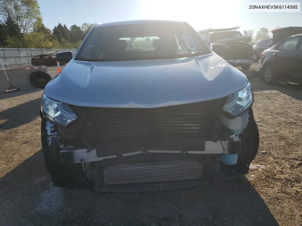 2019 Chevrolet Equinox Ls VIN: 2GNAXHEV5K6114385 Lot: 74312844