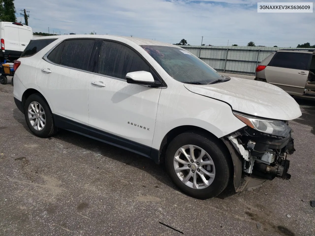 2019 Chevrolet Equinox Lt VIN: 3GNAXKEV3KS636009 Lot: 74317954