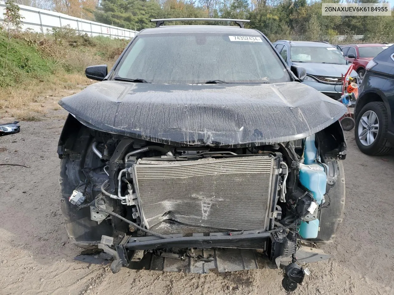 2019 Chevrolet Equinox Lt VIN: 2GNAXUEV6K6184955 Lot: 74352434