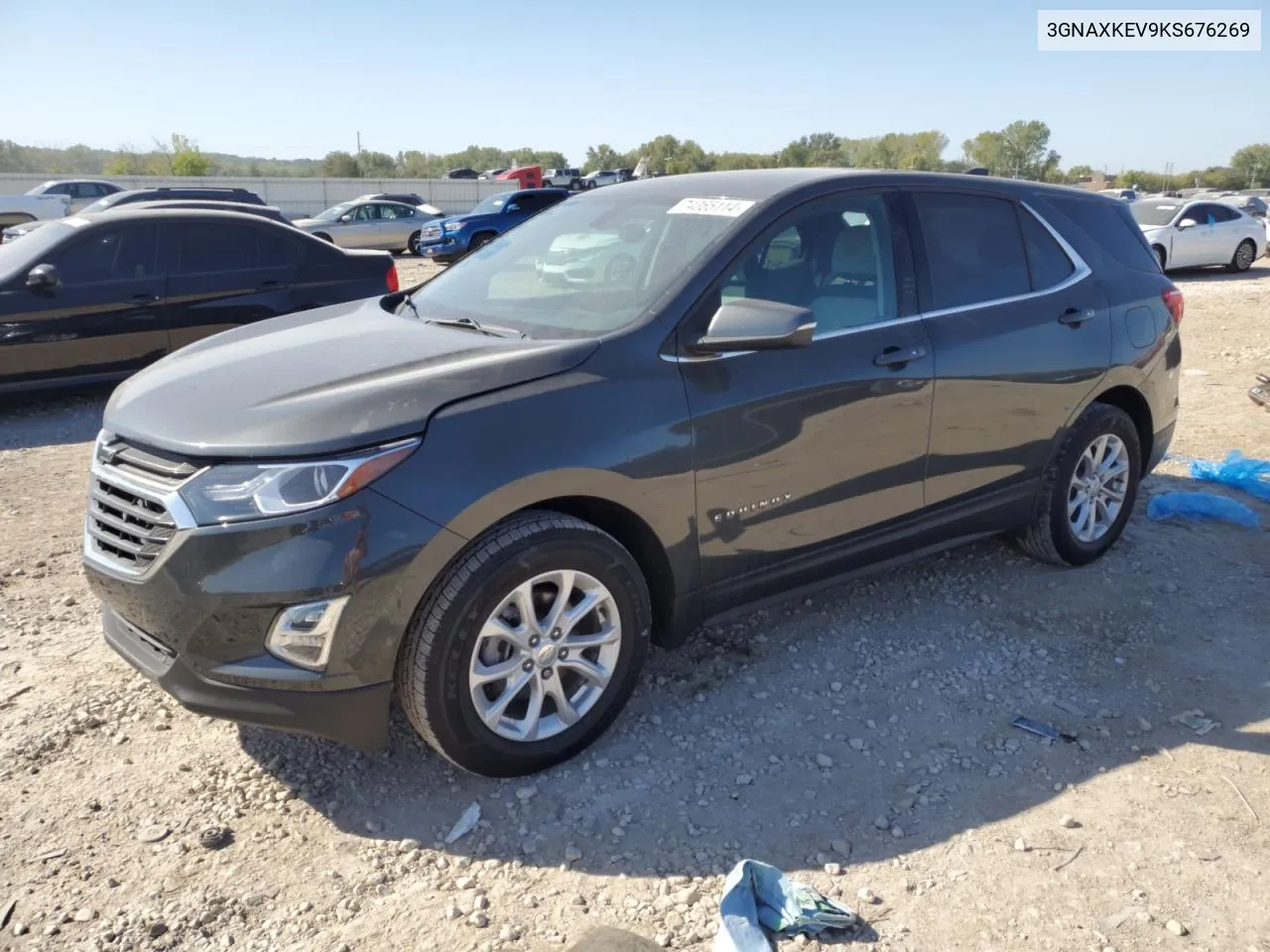 2019 Chevrolet Equinox Lt VIN: 3GNAXKEV9KS676269 Lot: 74365114