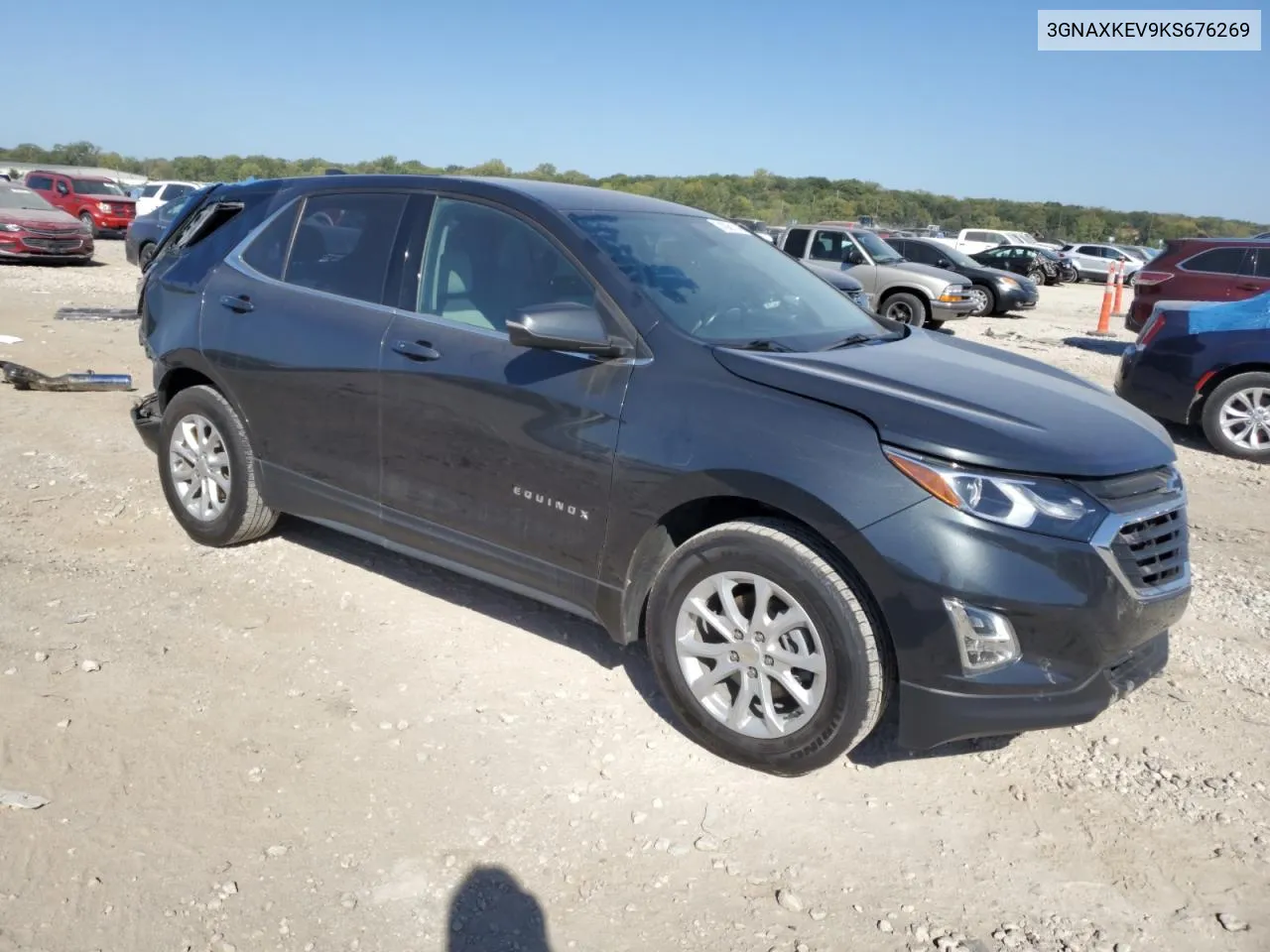 2019 Chevrolet Equinox Lt VIN: 3GNAXKEV9KS676269 Lot: 74365114