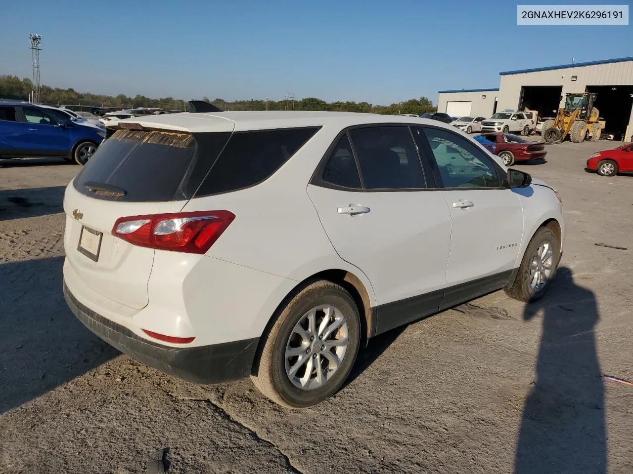 2019 Chevrolet Equinox Ls VIN: 2GNAXHEV2K6296191 Lot: 74373404